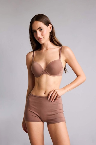 Defacto Pamuklu 2li Açık Kahverengi Boxer Set H8029ax26spbn307 Kahve-bn307