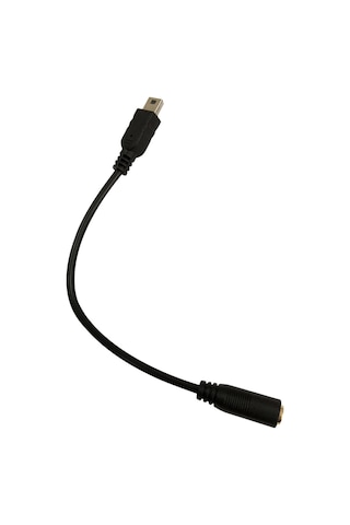 Jeemson Gopro Hero 1/2/3/3+/4 Mikrofon Bağlantı Kablosu - Mini Usb'den 3.5mm'ye Dönüştürücü, Harici Mikrofon Takma İçin Uyumlu