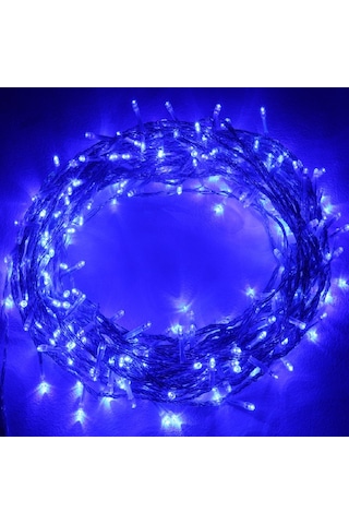 Profesyonel Ip44 Dış Mekan Işığı 10 Metre Mavi Led Işık Su Geçirmez Sabit Yanar 100 Ledli Eklemeli Gün Işığı