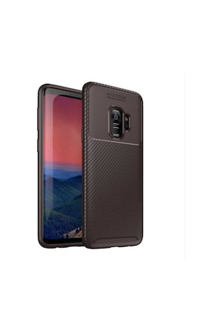 Samsung Uyumlu Galaxy S9 Kılıf Karbon Silikon Case