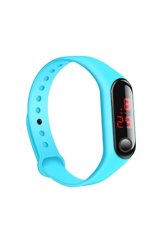 Xindoker Mavi Led Çocuk Spor Akıllı Bileklik - Dayanıklı Silikon Kordon, Kol Saati, Hediye Fırsatı, Toptan Satış Diğer