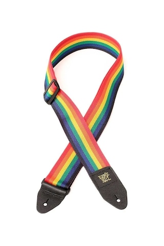 Ernie Ball P04044 Gitar Askısı Rainbow Gökkuşağı Nylon Straps Pol