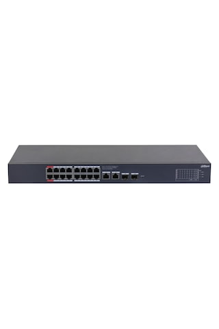 Dahua Cs4220-16gt-240, 16port, Gigabit, Poe 240w, 2 Port Gigabit Uplink, 2 Port Sfp Gigabit Combo, Cloud Yönetilebilir, Switch