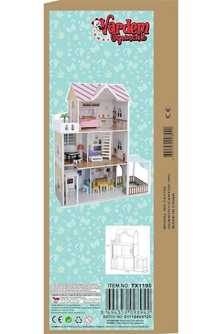 Vardem 3 Katlı 15 Parça Aksesuarlı Ev Set 120x104x36.4cm - Standart