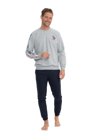 U.s. Polo Assn. Erkek Uzun Kollu Baskılı Pijama Takımı 001