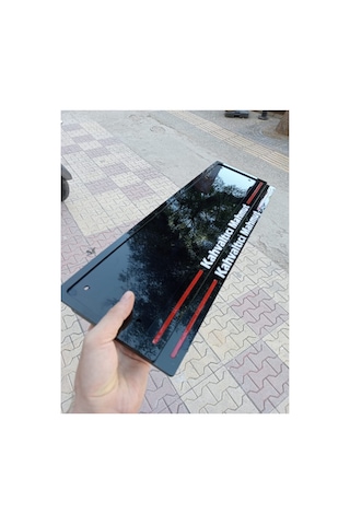 Pleksi Plakalık Takım 2 Ad. - App Ve Normal Plaka İçin Alt Üst Pleksi Plakalık - Tüm Araçlara Uyumlu - 576239869