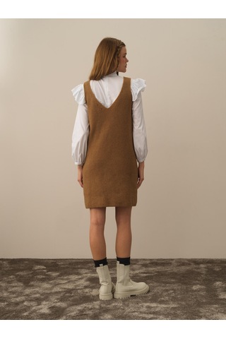 Xint Camel Oversize Elbise 850924