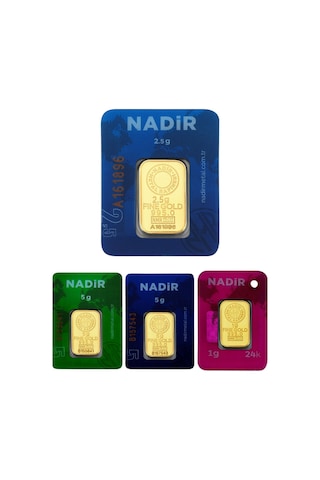 Tuğrul Kuyumculuk 5.5 Gram 24 Ayar Külçe Altın (2.5+1+1+1)