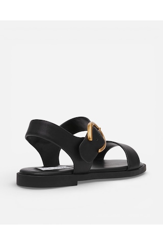 Steve Madden Resorts Black Leat Kadın Siyah Sandalet Resorts