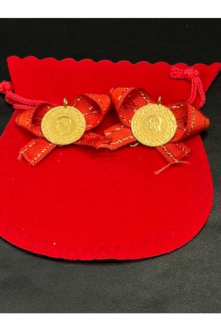 Vıctorıa Gold 2 Adet Tam Altın Yeni Tarihli 2025 Kulplu 22 Ayar