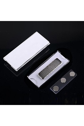 5 Adet Mıknatıslı Yakalık Isimlik - Manyetik Rozet Tutucu N11.24463