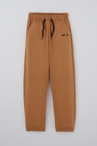 Breeze Erkek Çocuk Eşofman Altı Bağcık Aksesuarlı Arma Detaylı 4-8 Yaş, Açık Kahverengi Açık Kahverengi