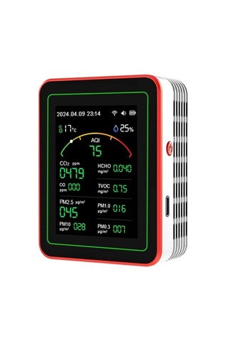 Tuya Wifi 15'i 1 Arada Hava Kalitesi Dedektörü Ev Tipi Taşınabilir Test Cihazı Su8g66