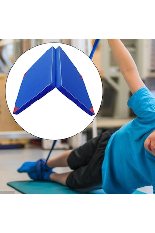 Suntek Katlanır Egzersiz Minderi Kardiyo Eğitim Çocuklar 100cmx50cmx5cm Mavi