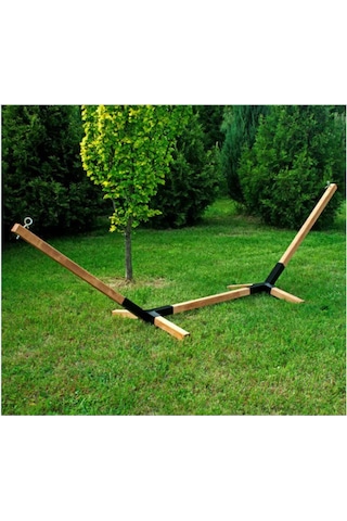 Halevia Metal Ayaklı Ahşap Hamak. Meşe