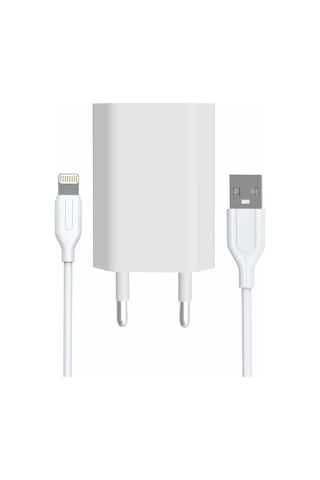 Pdateknoloji Yetty 2 İn 1 Şarj Cihazı + 1m Lightning Kablo Yt-20l Yerli Üretim