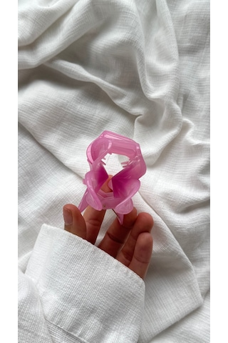 Lotus Mandal Toka Mandal Saç Tokası Kadın Saç Tokası - Aksesuarı Açık Pembe