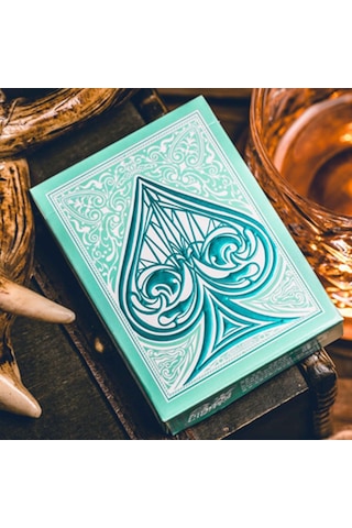 King Star Sanctuary Cyan Premium Oyun Kağıdı Limited Edition Koleksiyonluk İskambil Kartları