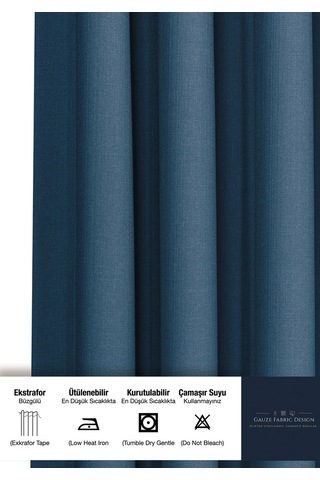 Gauze Fabric Design Capri Keten Dokulu Yüksek Kaliteli Petrol