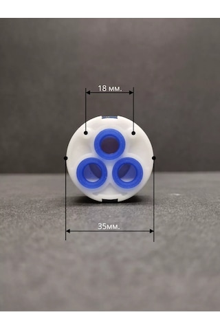 Bez Brenda 35 Mm Tek Kol Musluk İçin Seramik Kartuş. 220277592 Mavi