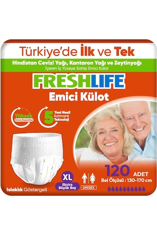 Xlarge Emici Külot 30 Lu 4 Paket 120 Adet XL