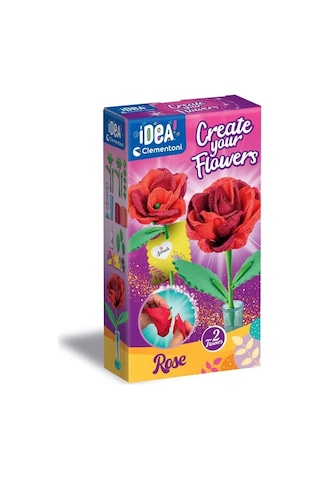 Idea Clemetoni - Çiçek Tasarıım Seti - Gül