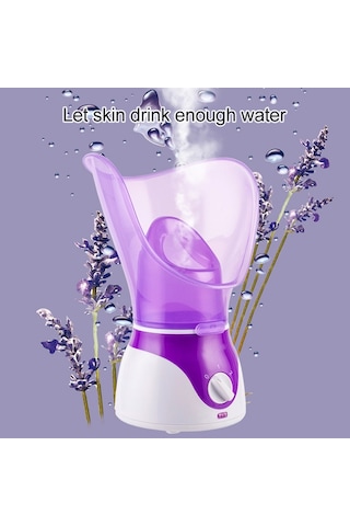 Sones Derinlemesine Temizlik Yüz Temizleyici Güzellik Yüz Buharlama Cihazı Yüz Buhar Makinesi: Yüz Termal Spreyi Cilt Bakım Aracı Otomatik Alkol Spreyi Ab Fişi Pembe