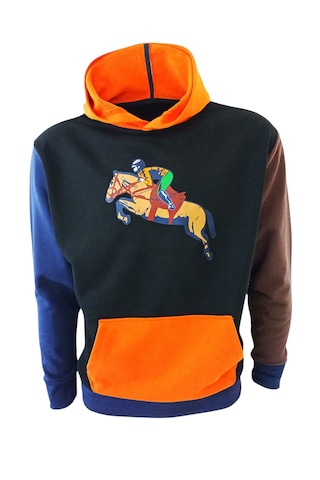 Coupon Kapüşonlu Sweatshirt - Tarz Turuncu