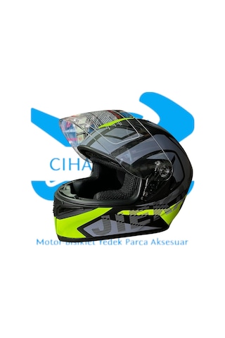 Çeneden Açılır Kask Karışık Renk