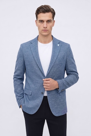 Plus Scorpion Erkek Esnek Kumaş Slim Fit Blazer Ceket Günlük & Ofis Şıklığı Lacivert