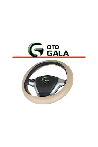 Direksiyon Kılıfı Geçmeli Düz Bej Bej