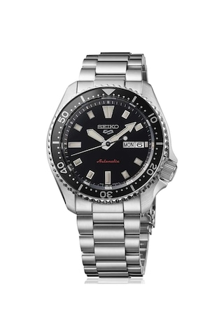 Seıko 5 Sports Srpl85 Pilsiz Otomatik Seramik Bezel Çelik Erkek Kol Saati Gümüş