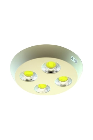 32w Beyaz Renk Yuvarlak Sıva Üstü Led Armatür Beyaz