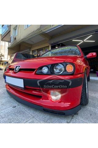 Peugeot 106 1991-2004 Uyumlu Üniversal Laguna Lip Esnek Ön Lip 2 Parça Tampon Altı Dil Karlık Ön Ek 00 Şüscaroto Aksesuar