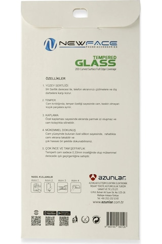 Newface Samsung Galaxy Uyumlu A33 5g 20d Premium Cam Semeglbl - 3 Ekran Koruyucu