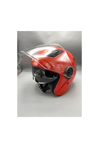 Acık Kask Çocuk Kırmızı