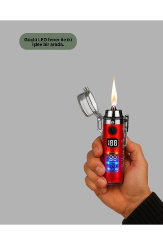 Kamp Ve Outdoor İçin Çok Amaçlı Çakarlı Elektronik Çakmak Çok Renkli