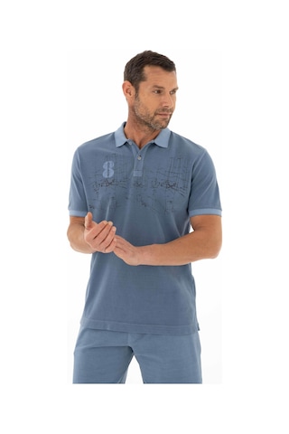 AR-MA Arma Erkek Regular Fit Parça Boyama Polo Yaka Tişört 001