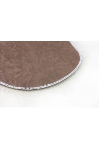 Anatolia 2'li Krem 80x140 + 50x70 Cm Büyük Ebat Banyo Paspası Seti Kaymaz Tabanlı Klozet Takımı Krem