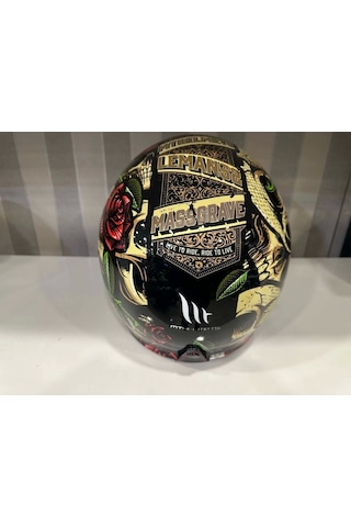 Mt Helmets Mt Lemans 2 Sv Breakout B9 Motosiklet Kaskı Sarı - Siyah
