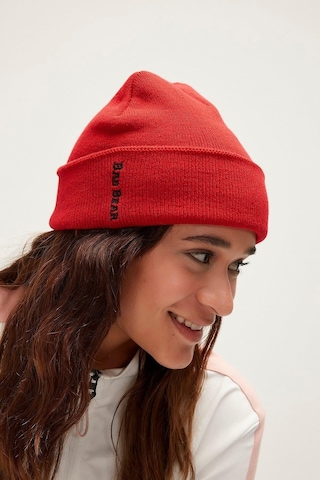 Bad Bear Label Beanie Erkek Bere-27564 - Kırmızı