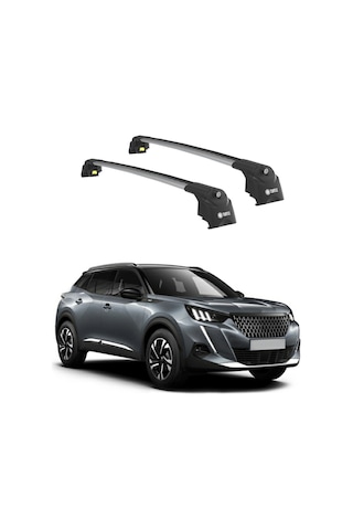 Peugeot 2008 2020-2023 Turtle Air2 Ara Atkı Gri
