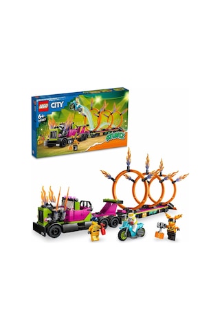 LEGO City 60357 Gösteri Kamyonu Ve Ateş Çemberi Yarışması