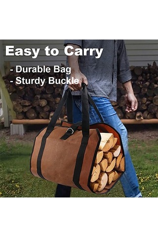 Trendooze Taşınabilir Taşıma Siyah Olan Odun Odun Kolları Kesim Kamp İyi İçin Hediyeler Hava Fonksiyonlu En Depolama Dayanıklı Çok Çantası, Çantası, Çantası, Açık Gm Siyah