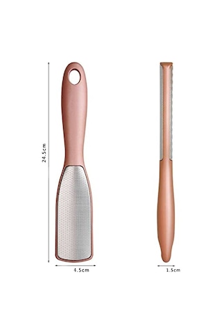 Bluefox Çift Taraflı Ayak Törpüsü Paslanmaz Çelik Nasır Ve Topuk Çatlağı Törpüsü, Ergonomik Saplı, Islak/kuru Kullanıma Uygun, Ev Tipi Pedikür Ayak Ovucu