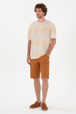 U.s. Polo Assn. Erkek Hardal Şort / Bermuda 50300418-vr072 Hardal