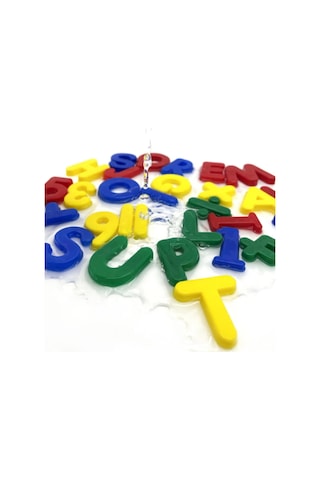 Plastik Eğitici Harfler, Sayılar ve Matematik 4 İşlem Semboller, 42 Parça - Eğitici Oyuncaklar