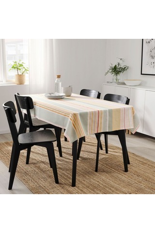 Metrelik Kumaş, Pembe Çok Renkli-çizgili, 150 Cm 10