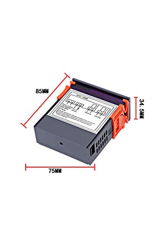 Kangvka Stc-3000 Dijital Sıcaklık Kontrolörü, Akvaryum İçin -50 C 99 C Aralığında, 0.1 C Hassasiyetli, 24v Mikroişlemci Termostat