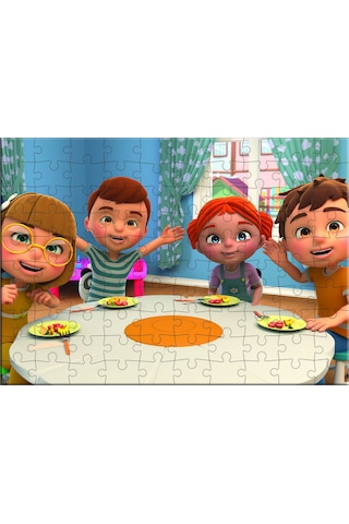 TRT Çocuk Elif ve Arkadaşları 100 'lü Puzzle